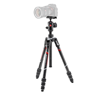 Manfrotto Tripod Befree Carbon Fiber with 494 Ball Head MKBFRTC4BH