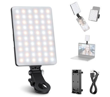 Neewer NL-60AI Basic Selfie LED Video Light with Phone Clip