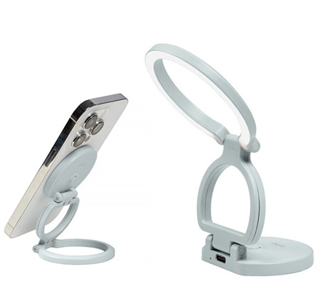 Nanlite Lumo Bi-Color LED Ring Light for Smartphone Mint Blue