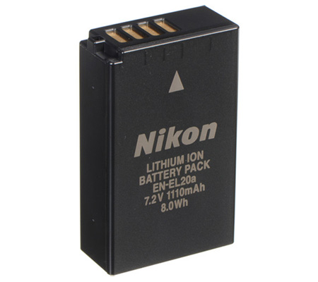 Nikon EN-EL20A Rechargeable Lithium-Ion Battery Pack 1110mAh