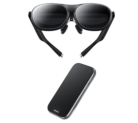 Rokid AR Spatial AR Smart Glasses Black (Max 2 Black + Station 2 Silver)