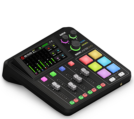 Rode RODECaster Duo Integrated Audio Production Studio Black