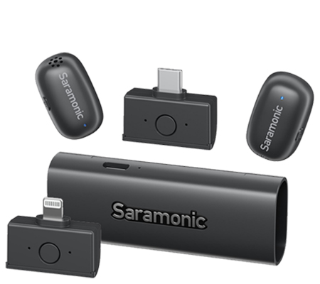 Saramonic Air SE 02 AI-Powered Wireless Microphone for Smartphone USB Type-C & Lightning