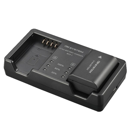 OM System SBCX-1 Dual Charger + Battery