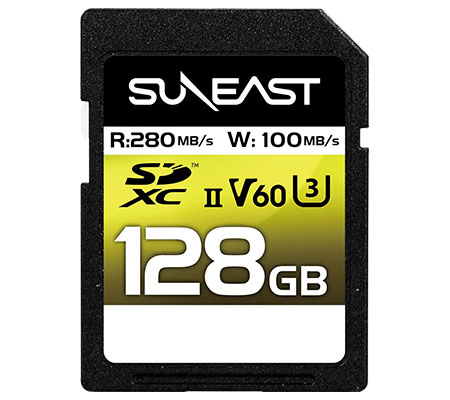 Suneast SDXC 128GB 280MB/s UHS-II V60 Series SE-FS2128G26W1F