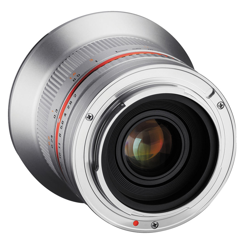 Samyang 12mm f/2 NCS CS for Fujifilm X Mount APSC Silver