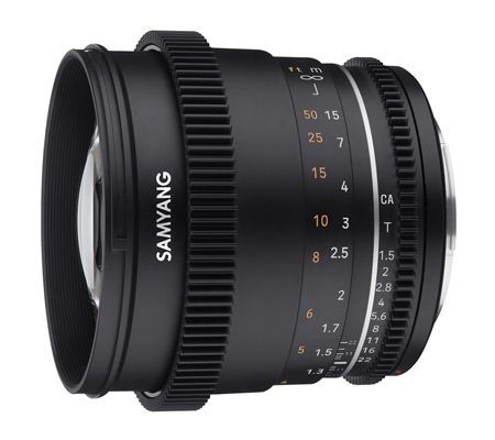 Samyang VDSLR 85mm T1.5 MK2 Cine Lens for Nikon F Mount Full Frame
