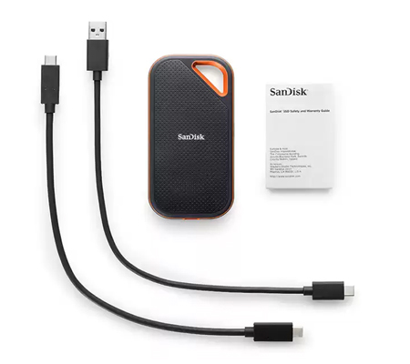 SanDisk Extreme Pro 2TB Portable V2 E81 USB 3.2 External SSD
