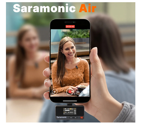 Saramonic Air 01 Pocket-Sized Wireless Microphone for Camera & Smartphone