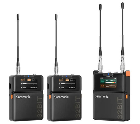 Saramonic K9 Dual-Channel Digital UHF Wireless Audio System for Filmmakers