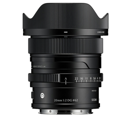 Sigma 20mm f/2 DG Contemporary for Leica L Mount Full Frame Black