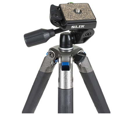 Slik Sprint Pro III Tripod with 3-Way Pan Head Gun Metal