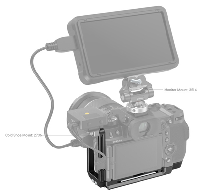 SmallRig L Bracket for Fujifilm X-H2 / X-H2S 3928B