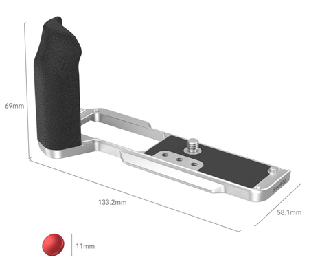 SmallRig L-Shape Grip for Fujifilm X-T5 4136 Silver