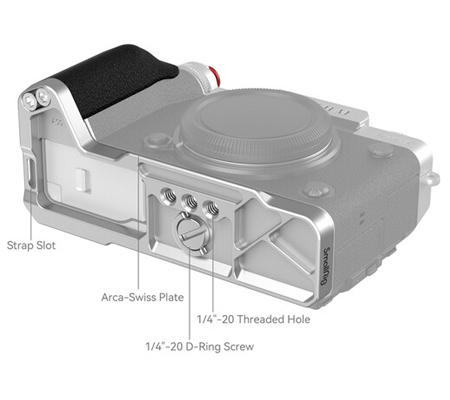 SmallRig L-Shape Grip for Fujifilm X-T5 4136 Silver
