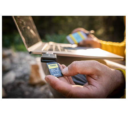 Sony SDXC SF-M Tough Series 128GB UHS-II U3 V60 (Read 277MB/s and Write 150MB/s)