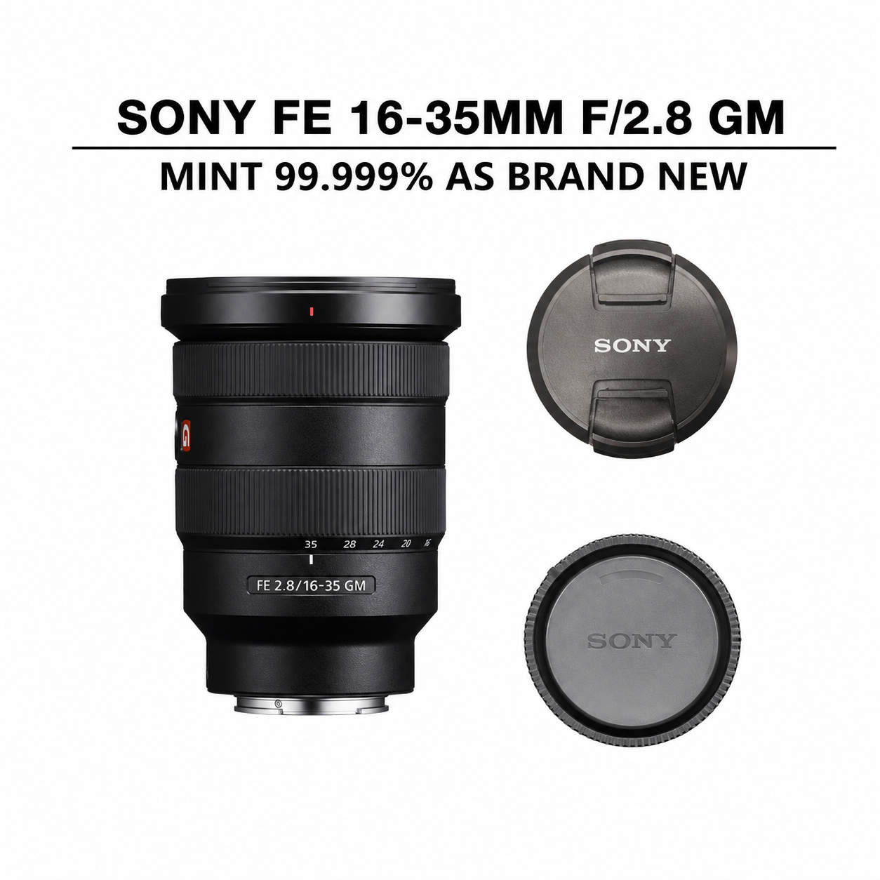 ::: USED ::: SONY FE 16-35MM F/2.8 GM (MINT - 764) - CONSIGNMENT
