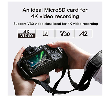 Suneast MicroSD 256GB 208MB/s UHS-I V30 Ultimate Pro S225 Gold Series SE-MS1256G23W1F