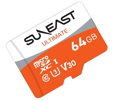 Suneast MicroSD 64GB 95MB/s UHS-I V30 Ultimate Orange Series SE-MSDU1064E095