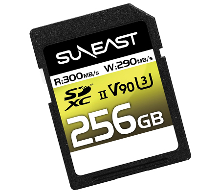 Suneast SDXC 256GB 300MB/s UHS-II Ultimate Pro V90 Series SE-SDU2256GA300