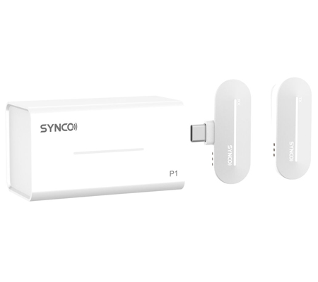 Synco P1T Single-Wireless Microphone for Type-C Pearl White