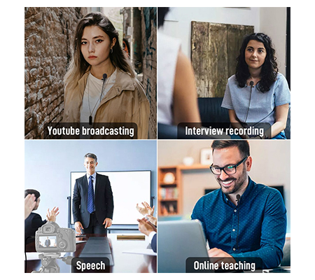 Synco Lav-S8 Omnidirectional Lavalier Microphone for Camera / Smartphone