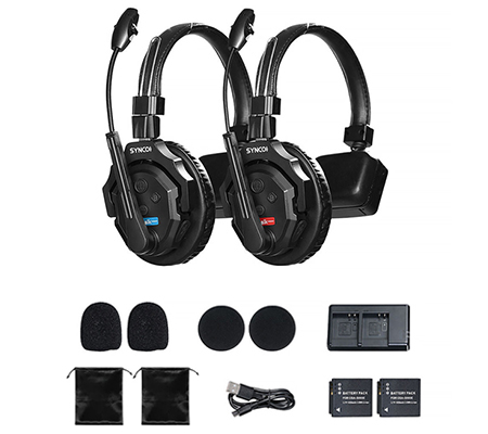 Synco XTalk X2 Full-Duplex Wireless Intercom Headset System