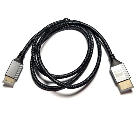 TetherPlus Mini HDMI to HDMI V2.0 4K 1.5M Cable Nylon Braided (TP-NUHDAMNM-150)