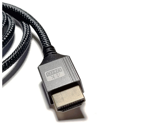 TetherPlus Mini HDMI to HDMI V2.0 4K 2M Cable Nylon Braided (TP-NUHDAMNM-200)