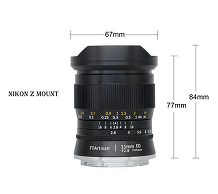 TTArtisan 11mm f/2.8 for Canon RF Mount Full Frame