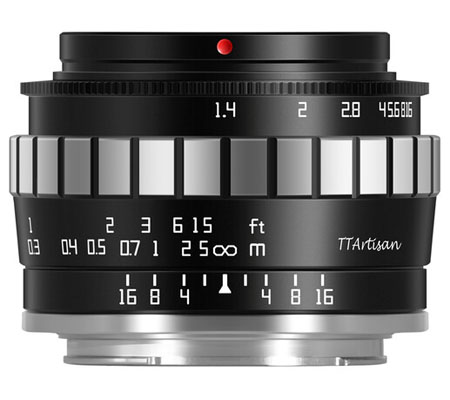TTArtisan 23mm f/1.4 for Nikon Z Mount APSC Black-Silver