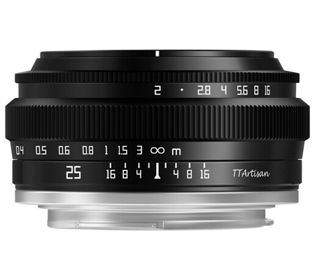 TTArtisan 25mm f/2 for Fujifilm X Mount APSC