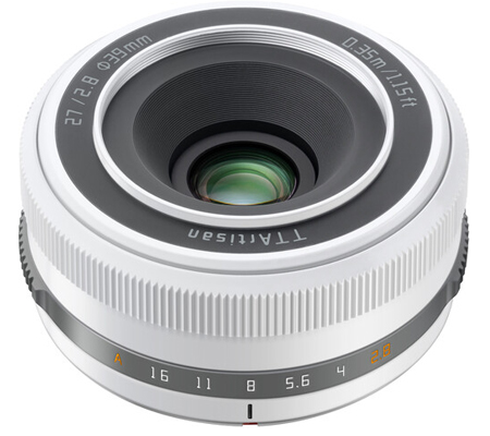 TTArtisan AF 27mm f/2.8 for Fujifilm X Mount APSC Polar White Limited Editon