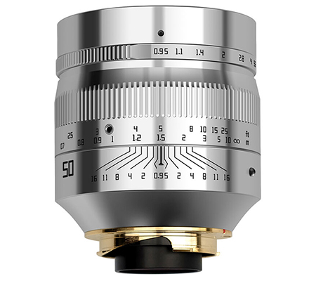 TTArtisan 50mm f/0.95 for Leica M Mount Full Frame Silver