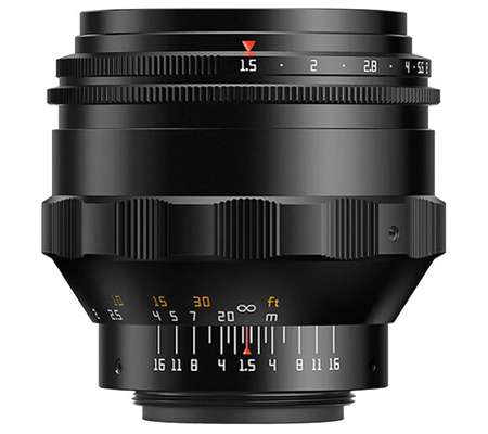 TTArtisan 75mm f/1.5 Swirly Bokeh for M42 Mount Full Frame Black