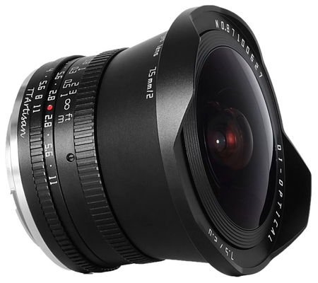 TTArtisan 7.5mm f/2 Fisheye for Fujifilm X Mount APSC
