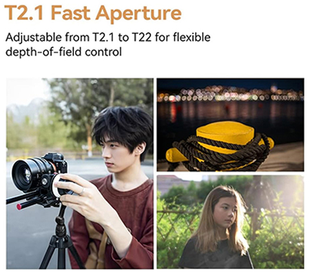 TTArtisan 85mm T2.1 Dual Bokeh Cine Lens for Panasonic Leica L Mount Fullframe Lens