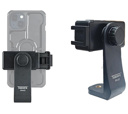 Takara PH-07 Adjustable 360° Phone Holder with Cold Shoe