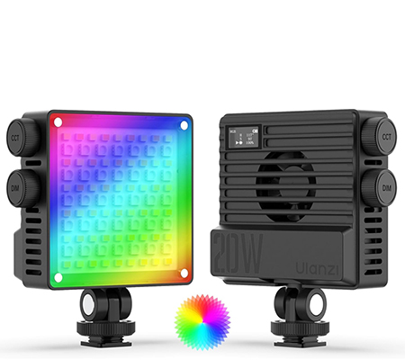 Ulanzi LE20 20W RGB Pocket LED Video Light Smart Portable (L090)