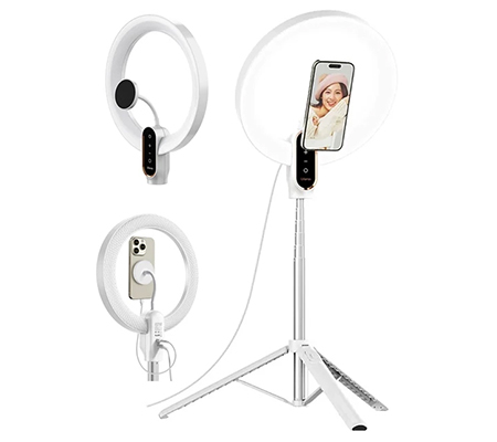 Ulanzi LT030 10-Inch Ring Light with Stand & Magnetic Phone Mount T013