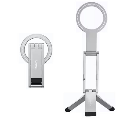 Ulanzi MA60 Foldable Magnetic Phone Tripod Stand Silver