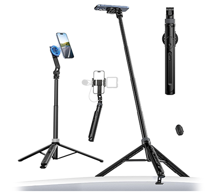Ulanzi TT88 4-in-1 Mode MagSafe Overhead Tripod Selfie Stick Portable for Smartphone
