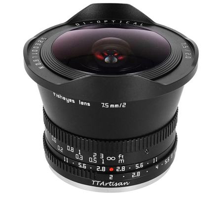 TTArtisan 7.5mm f/2 Fisheye for Canon RF Mount APSC