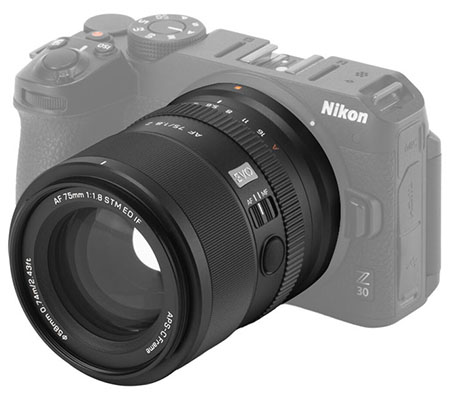 Viltrox AF 75mm f/1.8 EVO for Nikon Z Mount APS-C