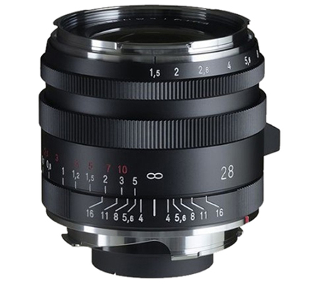 Voigtlander 28mm F/1.5 VM I Nokton Vintage Line for Leica M Mount Black