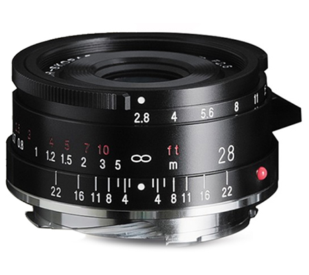Voigtlander 28mm f/2.8 VM II Color-Skopar Aspherical for Leica M Mount Full Frame Black