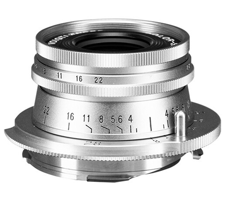 Voigtlander 28mm f/2.8 VM I Color-Skopar Aspherical for Leica M Mount Full Frame Silver