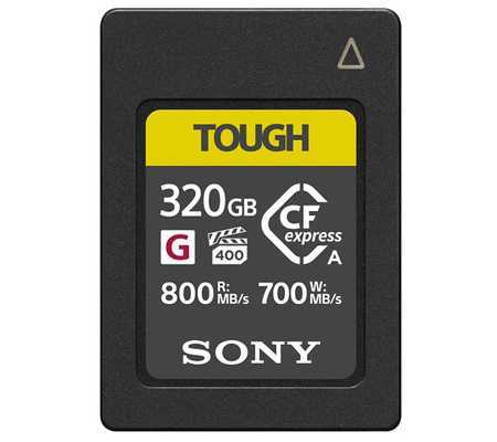Sony CFexpress Type A 320GB Tough Series (Read 800MB/s and Write 700MB/s)