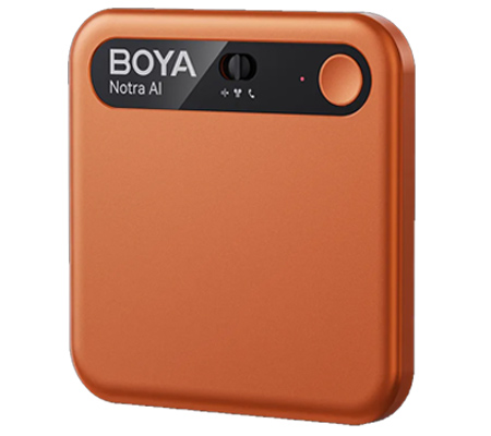 BOYA Notra AI Note Taker Cosmic Orange