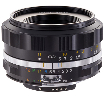 Voigtlander for Nikon F Ultron 40mm f/2 SL IIS Aspherical Lens Black